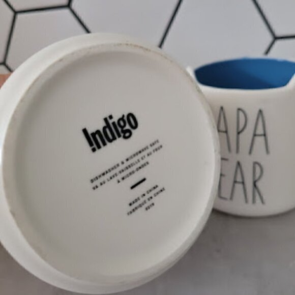 Mama Bear & Papa Bear mug set Indigo - Picture 2 of 3